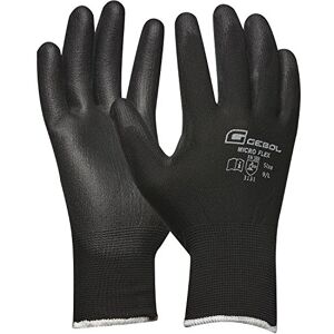 Gebol 709244S Micro Transfer Paper Size 10 Black Fine Knitted Work Gloves with PU Coating 1 Pair, Extra Large) Gebol 709244S Micro Transfer Paper Size 10 Black Fine Knitted Work Gloves with PU Coating 1 Pair, Extra Large)