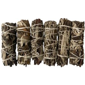 VIE Smudge Stick, White Sage and Yerba Santa 4", Pack of 6 VIE Smudge Stick, White Sage and Yerba Santa 4", Pack of 6