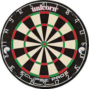 Unicorn Dartboard Darts Board Eclipse Pro 2 Flat Profile Number Ring Championship Quality Sisal Bristle Staple-Free Construction Unicorn Dartboard Darts Board Eclipse Pro 2 Flat Profile Number Ring Championship Quality Sisal Bristle Staple-Free Construction