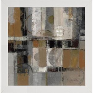 Frame Company Watson Range Circles and Squares by Silvia Vassileva, Photo Frame 20 x 20 Inches, White Frame Company Watson Range Circles and Squares by Silvia Vassileva, Photo Frame 20 x 20 Inches, White