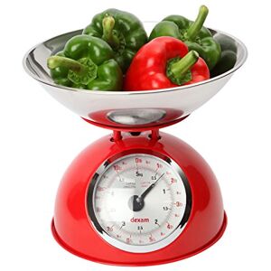 Dexam Scales Mechanical Red with S S 2L Bowl Dexam Scales Mechanical Red with S S 2L Bowl