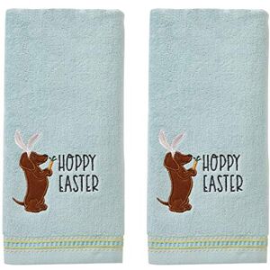 SKL Home HandTowelSet, Cotton, Aqua, S SKL Home HandTowelSet, Cotton, Aqua, S