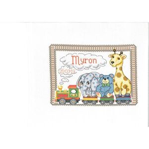 Creative Labs Animal Magic Cross Stitch Sampler Kit, 24.5cm x 17.5cm 9.75" x 6.75 Creative Labs Animal Magic Cross Stitch Sampler Kit, 24.5cm x 17.5cm 9.75" x 6.75