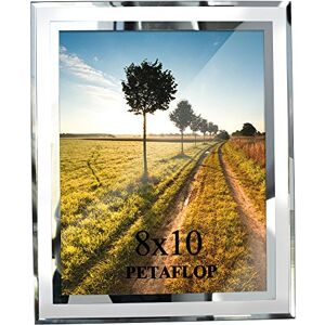 PETAFLOP Photo Frames 10x8 INCH Large Glass for Photo Display Stand on Tabletop PETAFLOP Photo Frames 10x8 INCH Large Glass for Photo Display Stand on Tabletop