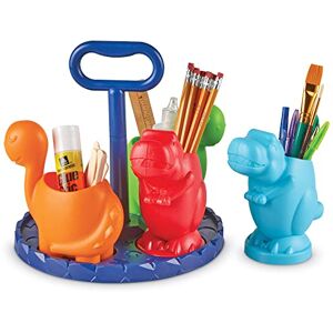 Learning Resources Create-a-Space Kiddy Centre Dinos, Kids Art Supply Storage, Caddy Playroom Organisation, Classroom Organisation, School Supplies Organiser, 5-Piece, Age 3+ Learning Resources Create-a-Space Kiddy Centre Dinos, Kids Art Supply Storage, Caddy Playroom Organisation, Classroom Organisation, School Supplies Organiser, 5-Piece, Age 3+