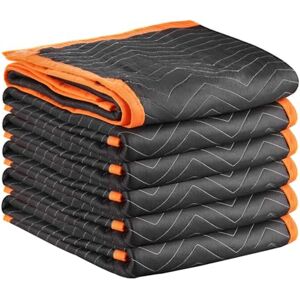VEVOR Moving Blankets 6 Pcs, 1829 x 1016 mm (14.5 kg/dz) Large Packing Blankets with Cotton Filling, Heavy Duty Nonwoven Fabric Padded Moving Blanket for Shipping, Wrapping, Protecting Furniture VEVOR Moving Blankets 6 Pcs, 1829 x 1016 mm (14.5 kg/dz) Large Packing Blankets with Cotton Filling, Heavy Duty Nonwoven Fabric Padded Moving Blanket for Shipping, Wrapping, Protecting Furniture