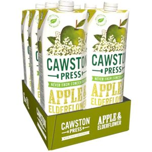 Cawston Press Apple & Elderflower Pressed Juice, 1 l, Pack of 6 Cawston Press Apple & Elderflower Pressed Juice, 1 l, Pack of 6