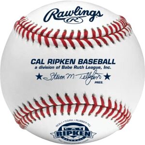 Rawlings Cal Ripken Baseballs Competition Grade RCAL1 Youth/14U 12 Count, White Rawlings Cal Ripken Baseballs Competition Grade RCAL1 Youth/14U 12 Count, White