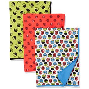 Amazon Essentials Disney Marvel Star Wars Boys' Swaddle Blankets, Pack of 3, 3-pack Marvel Friends, One Size Amazon Essentials Disney Marvel Star Wars Boys' Swaddle Blankets, Pack of 3, 3-pack Marvel Friends, One Size