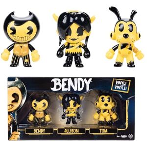 Bendy and the Ink Machine Action Figures Multipack 2.5in / 6.35cm, Officially Licensed by Jakks Pacific, Includes Bendy, Allison & Tom, Articulated Collectable Figures for Boys Bendy and the Ink Machine Action Figures Multipack 2.5in / 6.35cm, Officially Licensed by Jakks Pacific, Includes Bendy, Allison & Tom, Articulated Collectable Figures for Boys