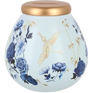 Pot Of Dreams Money Bank, Ceramic, Sky Blue, 14cm x 14cm x 14cm Pot Of Dreams Money Bank, Ceramic, Sky Blue, 14cm x 14cm x 14cm