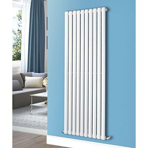 NRG 1800x590mm Vertical Oval Column Single Panel Designer Radiator Bathroom Central Heating for Living Room and Kitchen Gloss White NRG 1800x590mm Vertical Oval Column Single Panel Designer Radiator Bathroom Central Heating for Living Room and Kitchen Gloss White