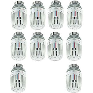 Heimeier Type 6000-00.500 Thermostatic Head Pack of 10, White, for Thermostats Heimeier Type 6000-00.500 Thermostatic Head Pack of 10, White, for Thermostats