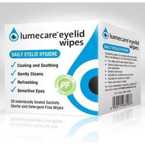 Lumecare Eye Lid Wipes 3 Boxes Of 20 Sachets Each Lumecare Eye Lid Wipes 3 Boxes Of 20 Sachets Each