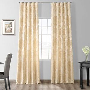 HPD Half Price Drapes Designer Damask Curtains For Room Decorations Faux Silk 50 X 96 (1 Panel), JQCH-20122010-96, Champagne Beige HPD Half Price Drapes Designer Damask Curtains For Room Decorations Faux Silk 50 X 96 (1 Panel), JQCH-20122010-96, Champagne Beige