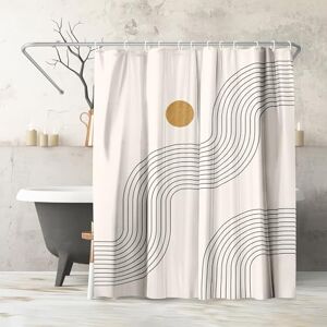 Americanflat 71x74 Boho Shower Curtain 100% Polyester Shower Curtain with 12 Hooks Shower Curtains for Bathroom Art Shower Curtain by Tetyana Karankovska Americanflat 71x74 Boho Shower Curtain 100% Polyester Shower Curtain with 12 Hooks Shower Curtains for Bathroom Art Shower Curtain by Tetyana Karankovska