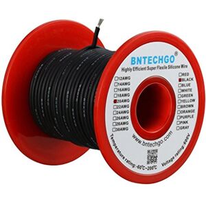 BNTECHGO 20 Gauge Silicone Wire Spool Black 100 ft Ultra Flexible High Temp 200 deg C 600V 20 AWG Silicone Rubber Wire 100 Strands of Tinned Copper Wire Stranded Wire for Model Low Impedance BNTECHGO 20 Gauge Silicone Wire Spool Black 100 ft Ultra Flexible High Temp 200 deg C 600V 20 AWG Silicone Rubber Wire 100 Strands of Tinned Copper Wire Stranded Wire for Model Low Impedance