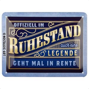 Nostalgic-Art Gift Idea for Retirement, Made of metal, Vintage Design with Saying, 15 x 20 cm Nostalgic-Art Gift Idea for Retirement, Made of metal, Vintage Design with Saying, 15 x 20 cm