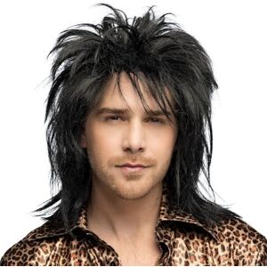 Boland 85092 Wig for Adults, Mullet Hairstyle Made of Synthetic Hair for Festival or Carnival, Accessory Costumes Boland 85092 Wig for Adults, Mullet Hairstyle Made of Synthetic Hair for Festival or Carnival, Accessory Costumes