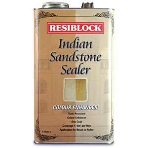 Resiblock Everbuild EVBRBINDENH5 Indian Sandstone Sealer Colour Enhancer 5 Litre Resiblock Everbuild EVBRBINDENH5 Indian Sandstone Sealer Colour Enhancer 5 Litre