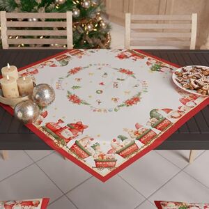 PETTI Artigiani Italiani Christmas Centerpiece, Christmas Kitchen Table Centerpiece, 90x90 cm Centerpiece Runner, Gnome Centerpiece, 100% Made in Italy PETTI Artigiani Italiani Christmas Centerpiece, Christmas Kitchen Table Centerpiece, 90x90 cm Centerpiece Runner, Gnome Centerpiece, 100% Made in Italy