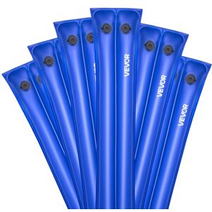 VEVOR Pool Cover Water Bags, 6 Packs 8 Ft, Double Chamber Pool Cover Water Tubes, 0.4mm Thick PVC Bags Weights with Leakproof Screw Cap, for Inground Swimming-Pool Covers Winter Closing, Blue VEVOR Pool Cover Water Bags, 6 Packs 8 Ft, Double Chamber Pool Cover Water Tubes, 0.4mm Thick PVC Bags Weights with Leakproof Screw Cap, for Inground Swimming-Pool Covers Winter Closing, Blue