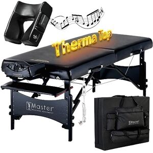 Master Massage Equipment Master Massage 71cm Galaxy WIDER Heating Top Portable Massage Table W/Bluetooth Music Face Cushion Massage Couch Foldable Beauty Bed Lash Bed Spa Couch Physiotherapy bed(UK Plug), Black Nano Master Massage Equipment Master Massage 71cm Galaxy WIDER Heating Top Portable Massage Table W/Bluetooth Music Face Cushion Massage Couch Foldable Beauty Bed Lash Bed Spa Couch Physiotherapy bed(UK Plug), Black Nano