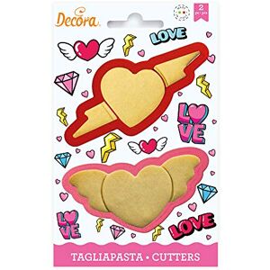 Decora 0255063 Love Plastic Cookie Cutters Set of 2 Decora 0255063 Love Plastic Cookie Cutters Set of 2