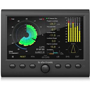 TC Electronic CLARITY M V2 Stereo and 5.1 Audio Loudness Meter with 7" High Resolution Display and USB Connection for Plug-In Metering, Compatible with PC and Mac TC Electronic CLARITY M V2 Stereo and 5.1 Audio Loudness Meter with 7" High Resolution Display and USB Connection for Plug-In Metering, Compatible with PC and Mac