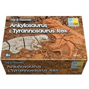 Yellow Door Dig and Discover Ankylosaurus & Tyrannosaurus Rex Early educational learning STEM toys fossil dig kit for kids age 2 3 4 5 dinosaur skeleton puzzle excavation set Outdoor Learning Yellow Door Dig and Discover Ankylosaurus & Tyrannosaurus Rex Early educational learning STEM toys fossil dig kit for kids age 2 3 4 5 dinosaur skeleton puzzle excavation set Outdoor Learning