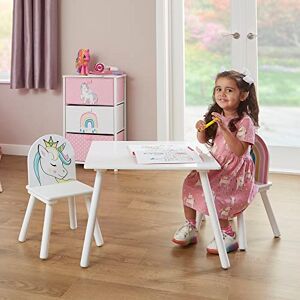 Liberty House Toys Kids Unicorn Table and 2 Chairs Set Liberty House Toys Kids Unicorn Table and 2 Chairs Set