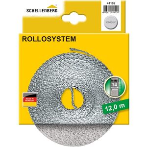 Schellenberg 44501 Roller Shutter Strap for Window (Width: 14 mm, Mini System: 4.5 m), Grey, 41102 Schellenberg 44501 Roller Shutter Strap for Window (Width: 14 mm, Mini System: 4.5 m), Grey, 41102