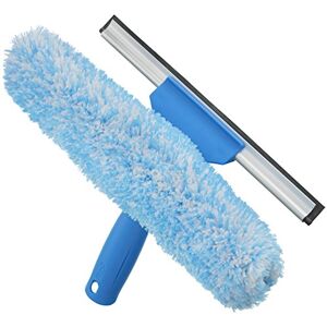 Unger Professional 10" Window Cleaning Tool: 2-in-1 Microfiber Scrubber and Squeegee Unger Professional 10" Window Cleaning Tool: 2-in-1 Microfiber Scrubber and Squeegee