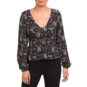 Hurley W Cinched LS Top Hurley W Cinched LS Top