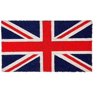 JVL Union Jack Novelty PVC Backed Coir Entrance Door Mat, 40 x 70 cm JVL Union Jack Novelty PVC Backed Coir Entrance Door Mat, 40 x 70 cm