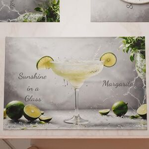 PETTI Artigiani Italiani American Placemats with Digital Print, American Placemats in Fabric and Washable (Set of 2-30 x 45 cm) Margarita, 100% Made in Italy PETTI Artigiani Italiani American Placemats with Digital Print, American Placemats in Fabric and Washable (Set of 2-30 x 45 cm) Margarita, 100% Made in Italy