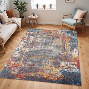 Livabliss Miami Abstract Rug Area Rugs Living Room 140x200 cm, Dining Room, Lounge, Kitchen, Bedroom Modern Marble Large Rug, Soft Luxurious Easy Care Medium Pile, Dark Blue, Rust and Grey Livabliss Miami Abstract Rug Area Rugs Living Room 140x200 cm, Dining Room, Lounge, Kitchen, Bedroom Modern Marble Large Rug, Soft Luxurious Easy Care Medium Pile, Dark Blue, Rust and Grey