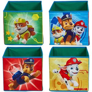 Worlds Apart Paw Patrol - Kids Cube Toy Storage Bins (291PTR01NE) Worlds Apart Paw Patrol - Kids Cube Toy Storage Bins (291PTR01NE)