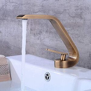 KXQYIKYI Basin Tap bathroom sink tap Brass Basin Faucet Bathroom Faucet Faucet Single Handle hot and Cold Water Mixing Faucet Antique Faucet KXQYIKYI Basin Tap bathroom sink tap Brass Basin Faucet Bathroom Faucet Faucet Single Handle hot and Cold Water Mixing Faucet Antique Faucet