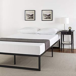 Zinus Abel Double Bed frame Bed 135x190 cm 35 cm Height with Underbed storage Metal Platform Bed frame with Steel slat support Black Zinus Abel Double Bed frame Bed 135x190 cm 35 cm Height with Underbed storage Metal Platform Bed frame with Steel slat support Black