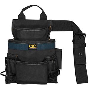 Custom Leathercraft CLC 2823 Ballistic Nail and Tool Bag, 10-Pocket, Black, Medium Custom Leathercraft CLC 2823 Ballistic Nail and Tool Bag, 10-Pocket, Black, Medium