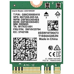 biyan AX210NGW WiFi Card, Wi-Fi 6E 11AX Wireless Module Expand To 6GHz -MIMO -Band Internal Network Adapter+Bluetooth 5.2 biyan AX210NGW WiFi Card, Wi-Fi 6E 11AX Wireless Module Expand To 6GHz -MIMO -Band Internal Network Adapter+Bluetooth 5.2