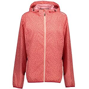 CMP Woman Jacket Rain Fix Hood, Coral, S CMP Woman Jacket Rain Fix Hood, Coral, S