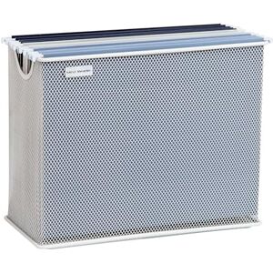 Mind Reader Office, Metal Mesh, 12.25" L x 5.5" W x 10" H, White Mind Reader Office, Metal Mesh, 12.25" L x 5.5" W x 10" H, White