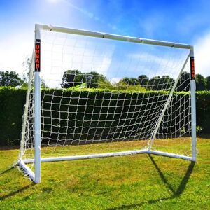 Football Flick Amazon Exclusive 8ft x 6ft Training Goal The Best uPVC Football Goal for Gardens All Weather Protection Integrated Locking System For Easy Assembly Football Flick Amazon Exclusive 8ft x 6ft Training Goal The Best uPVC Football Goal for Gardens All Weather Protection Integrated Locking System For Easy Assembly