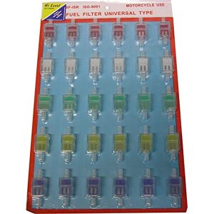 Hi Level 6mm square fuel petrol filters, pack of 30. Suitable for motorcycles Hi Level 6mm square fuel petrol filters, pack of 30. Suitable for motorcycles