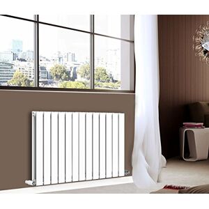 Manufactured for NRG-Radiator NRG 600x884mm Horizontal Flat Panel Designer Bathroom Central Heating Radiator Gloss White Double Column Perfect for Bathroom, Bedroom, Kitchen, Hallway, Living Room Manufactured for NRG-Radiator NRG 600x884mm Horizontal Flat Panel Designer Bathroom Central Heating Radiator Gloss White Double Column Perfect for Bathroom, Bedroom, Kitchen, Hallway, Living Room