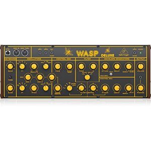 Behringer WASP DELUXE Legendary Analog Synthesizer with Dual OSCs, Multi-Mode VCF, 16-Voice Poly Chain and Eurorack Format Behringer WASP DELUXE Legendary Analog Synthesizer with Dual OSCs, Multi-Mode VCF, 16-Voice Poly Chain and Eurorack Format