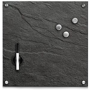 Zeller 11688 Memo Board Slate Glass Anthracite Zeller 11688 Memo Board Slate Glass Anthracite