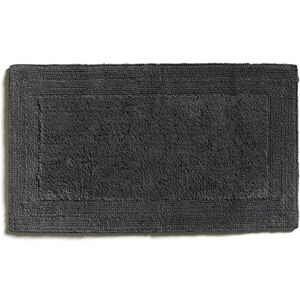 Möve Loft tufted bath mat 60 x 100 cm made of 100% cotton, Graphite Möve Loft tufted bath mat 60 x 100 cm made of 100% cotton, Graphite